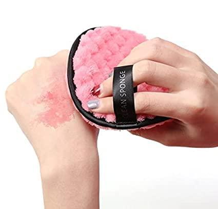 Microfiber Reusable Makeup Removal Sponge Pads For Deep Cleansing (Pack of 3) : DRC