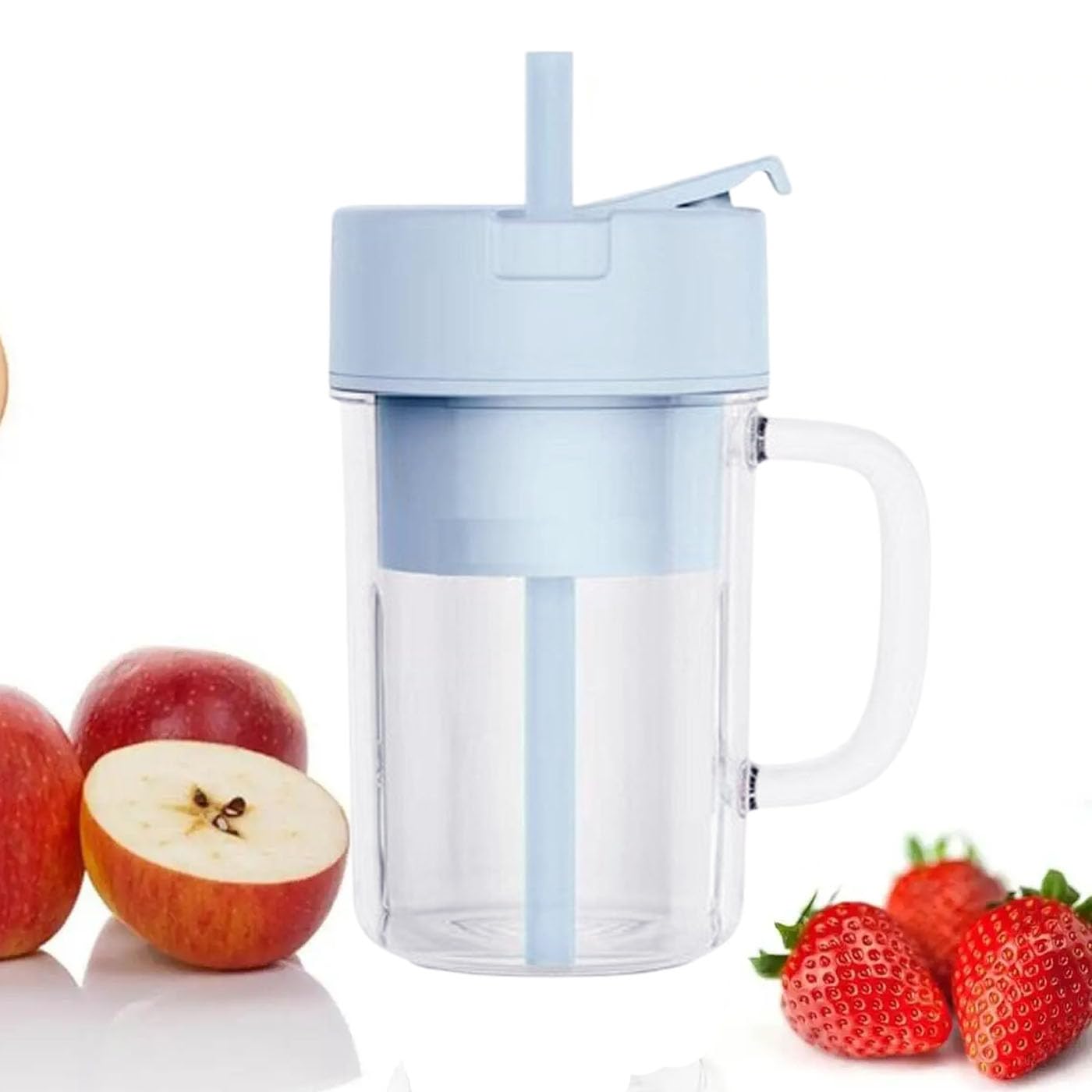 Portable Blender For Juices/Smoothies/Cold Coffee | 420 ml | USB Rechargeable | 1500mAh Battery Mini Juicer Blender- 1 Pcs