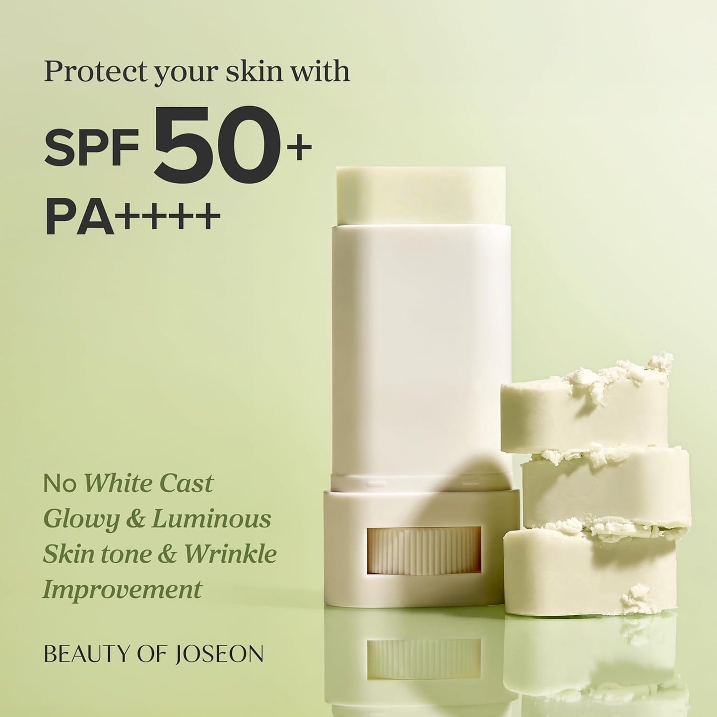Matte Sun Stick: Mugwort + Camellia (18g) – SPF 50 PA++++ [Beauty of Joseon (BOJ)]