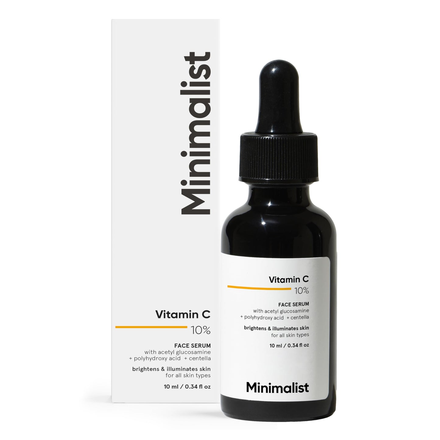 Minimalist Dull Skin, Dark Spots & Uneven Tone Treatment 10% Vitamin C Face Serum