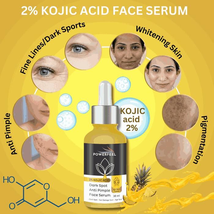 Dark Spot Anti Pimple Face Serum (2% Kojic Acid) : 30 ml