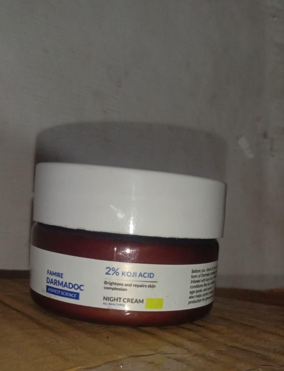 Night Cream With Science : 2% Kojic Acid