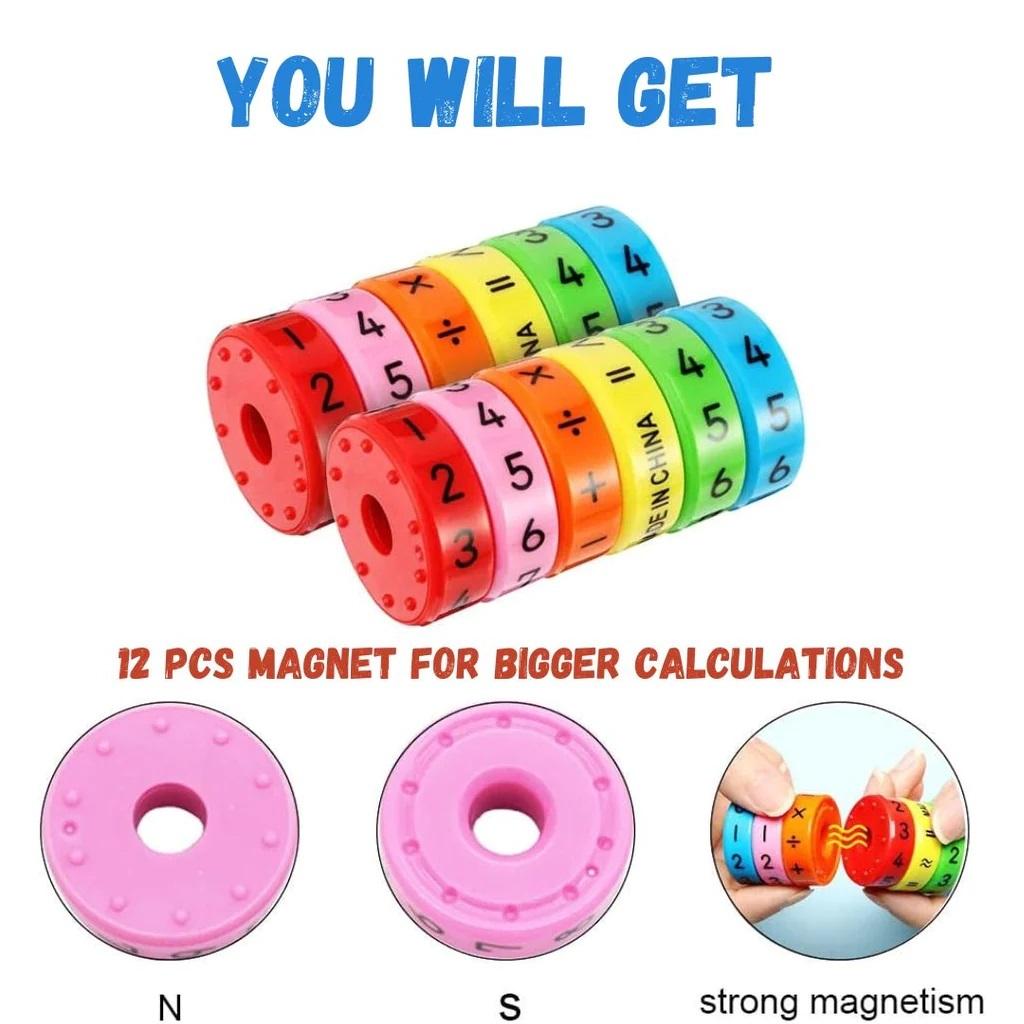 Math Wheel For Kids Education (Pack Of 1 ) ( 6 pieces) - Dokets Shop