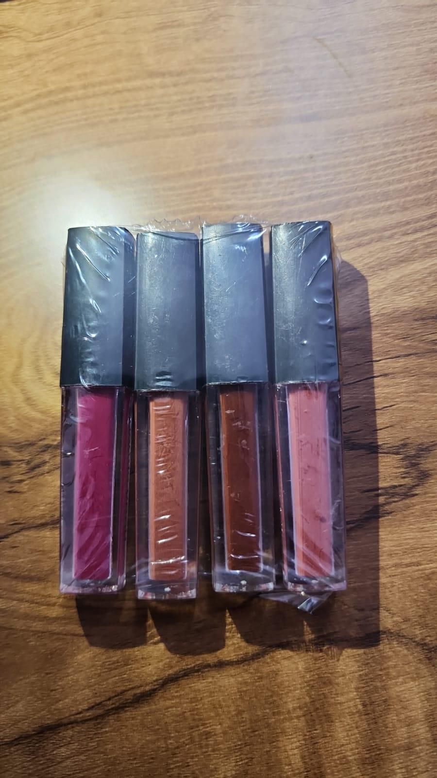 Nude Red Edition Different Shades Liquid Lipstick Set of 4 (16 ml)