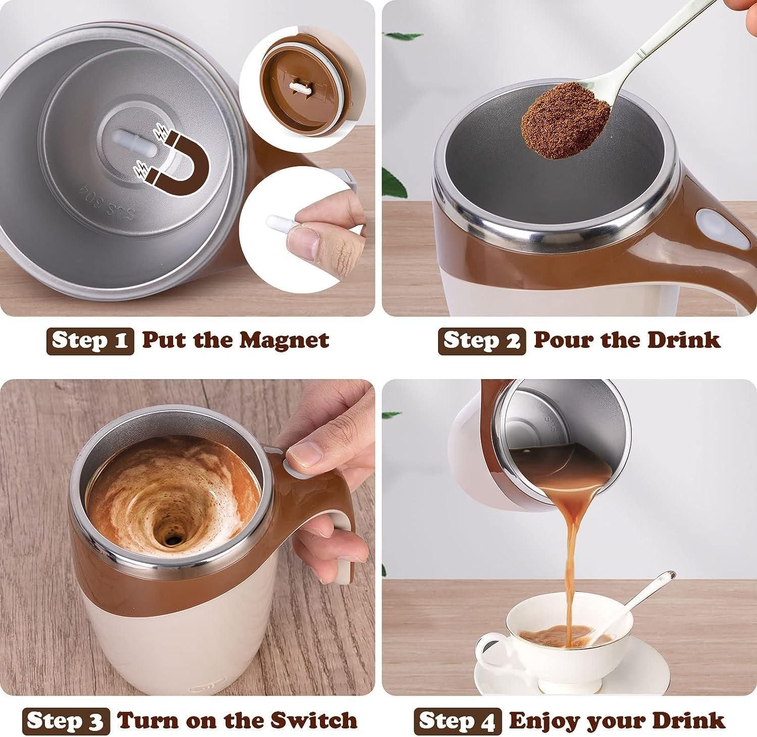 Self Stirring Magnetic Mug : DRC