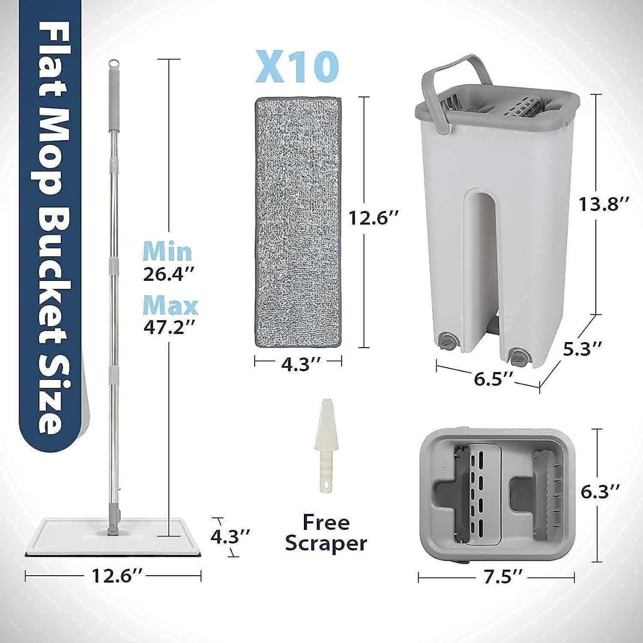 Multipurpose Floor Cleaning Mop With Bucket - Dokets Shop