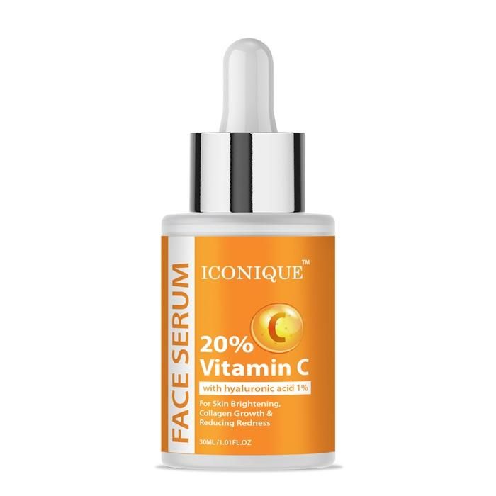 Face Serum 30 ML (20% Vitamin C with Hyaluronic Acid 1%)