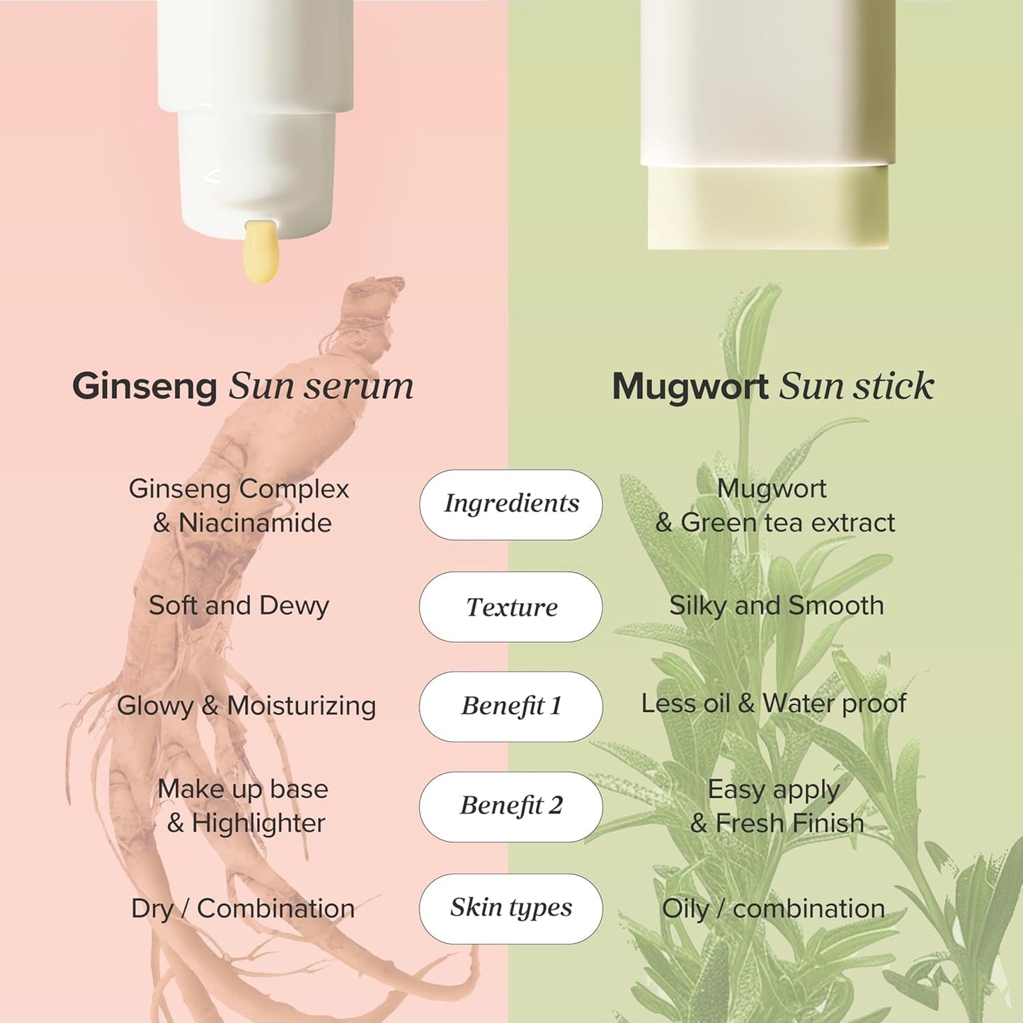 Matte Sun Stick: Mugwort + Camellia (18g) – SPF 50 PA++++ [Beauty of Joseon (BOJ)]