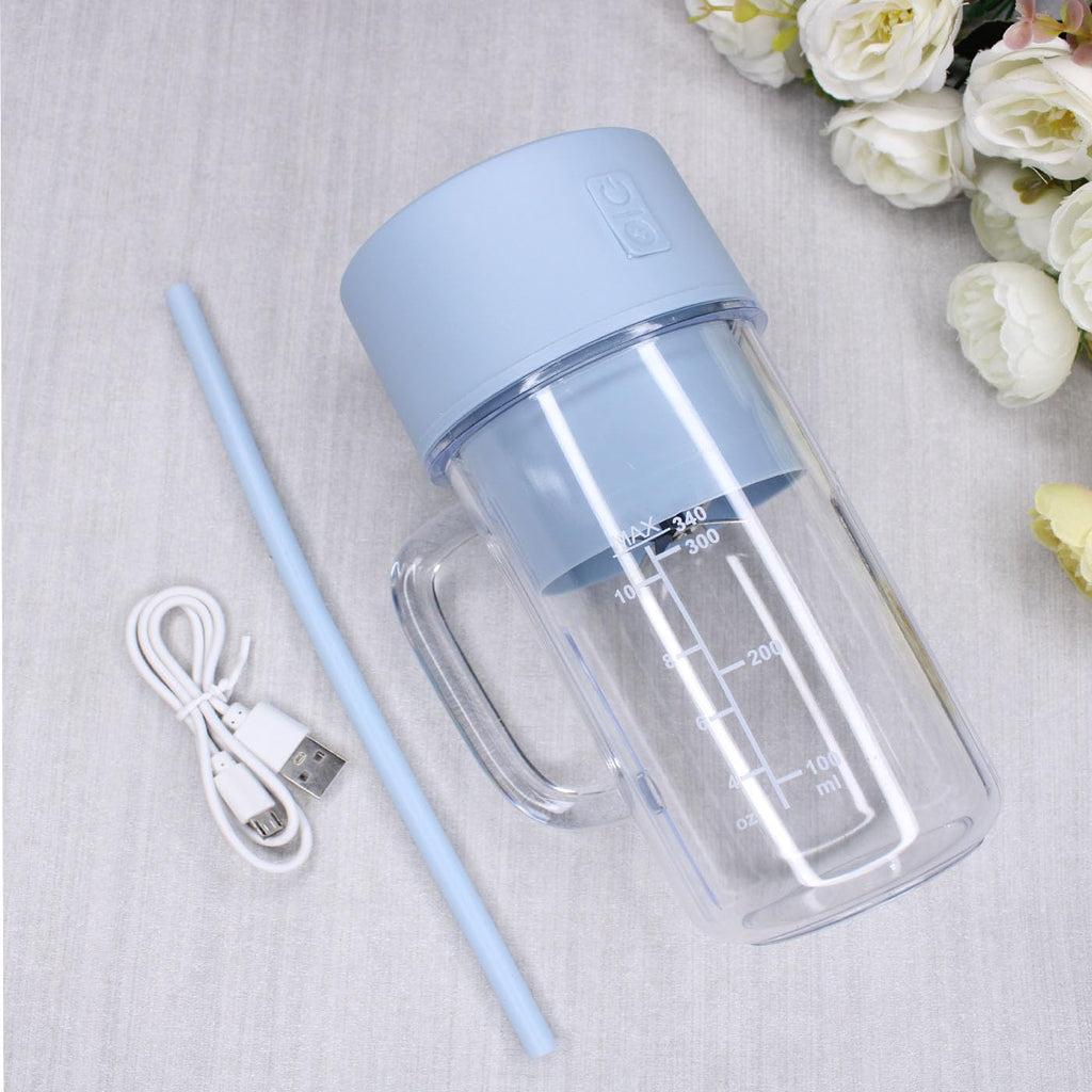 Portable Blender For Juices/Smoothies/Cold Coffee | 420 ml | USB Rechargeable | 1500mAh Battery Mini Juicer Blender- 1 Pcs