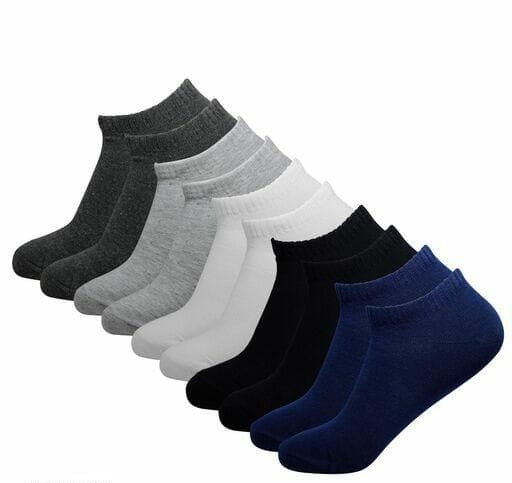 Women Solid Ankle Length Socks (Pack of 8) - Dokets Shop