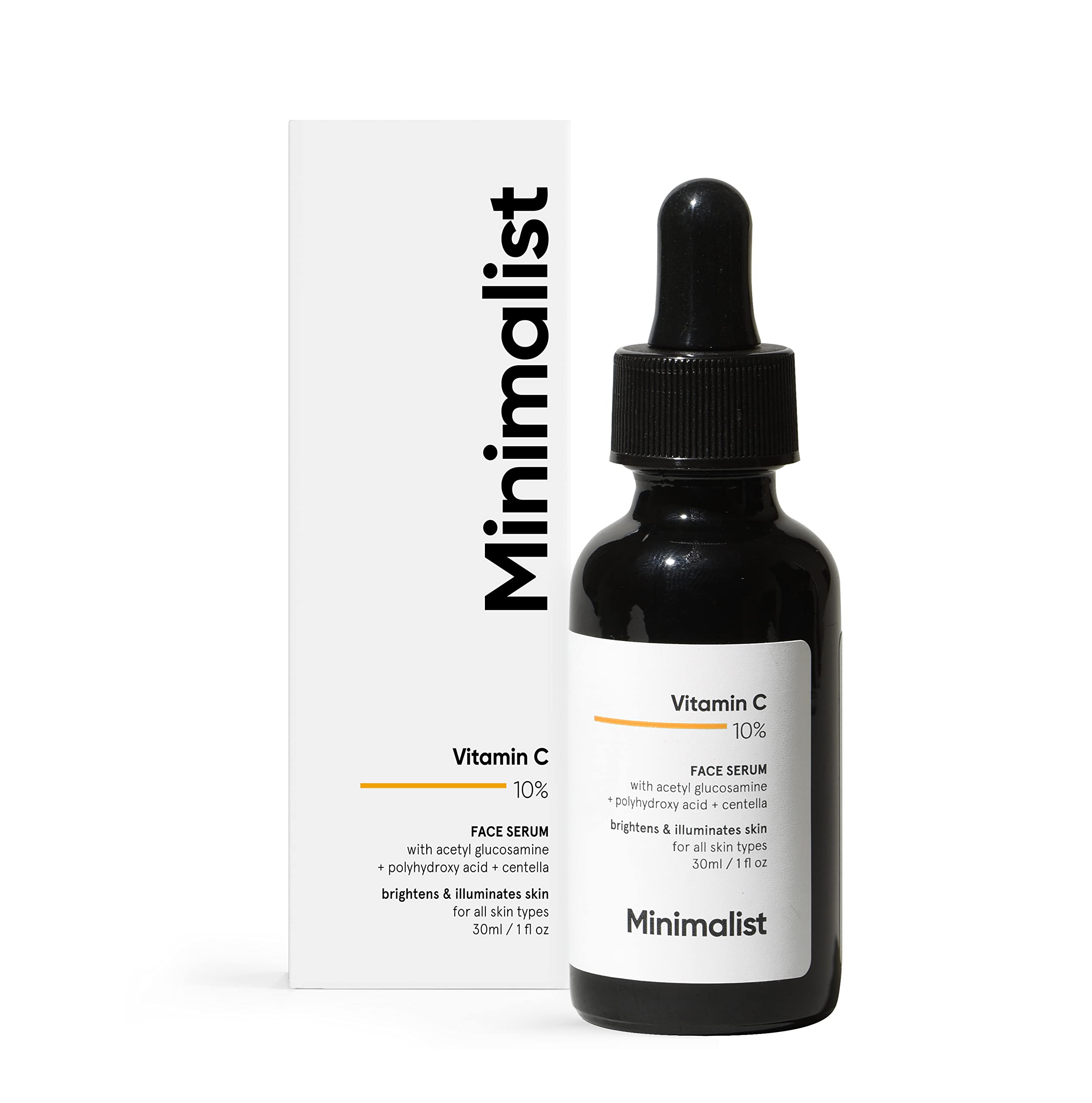 Minimalist Dull Skin, Dark Spots & Uneven Tone Treatment 10% Vitamin C Face Serum
