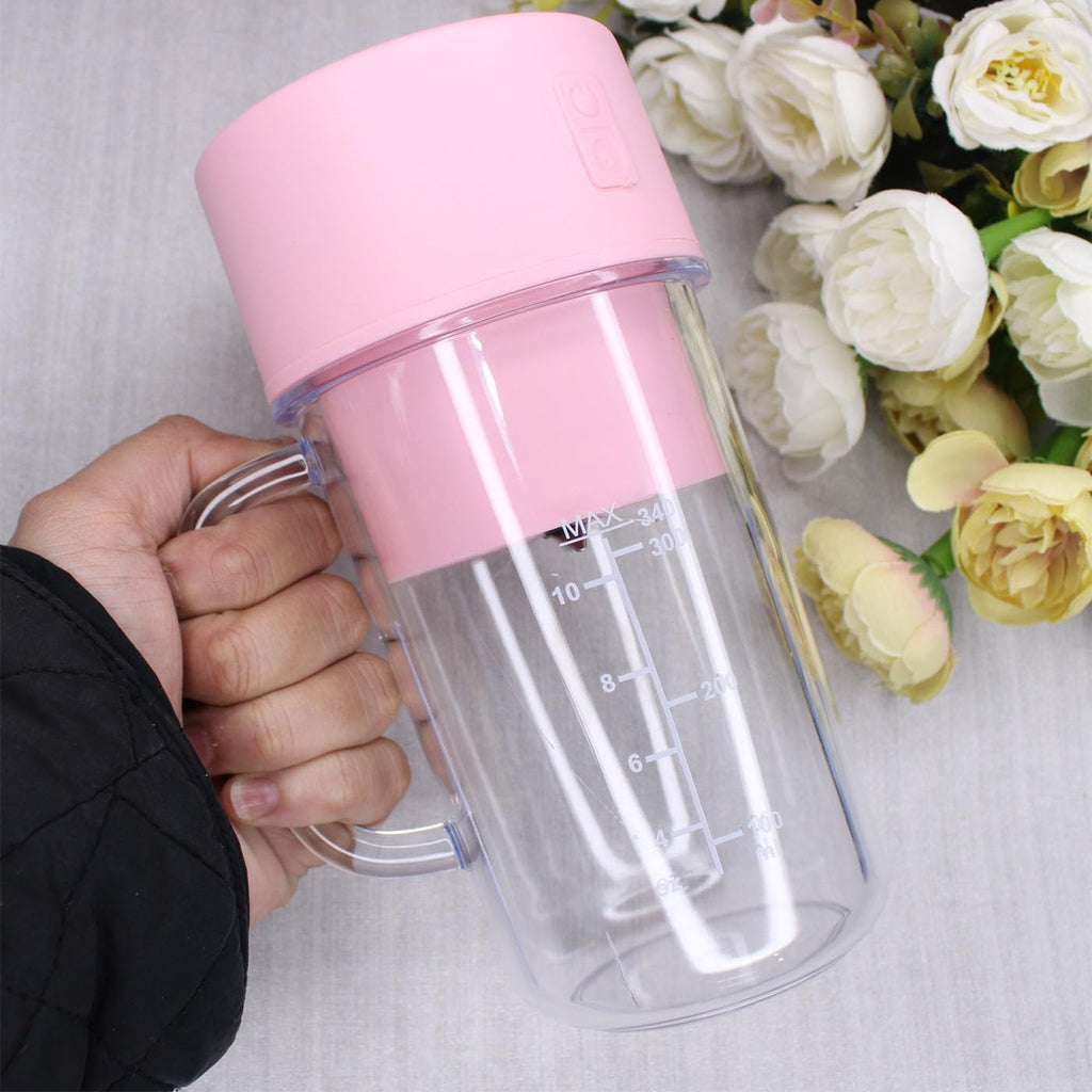 Portable Blender For Juices/Smoothies/Cold Coffee | 420 ml | USB Rechargeable | 1500mAh Battery Mini Juicer Blender- 1 Pcs