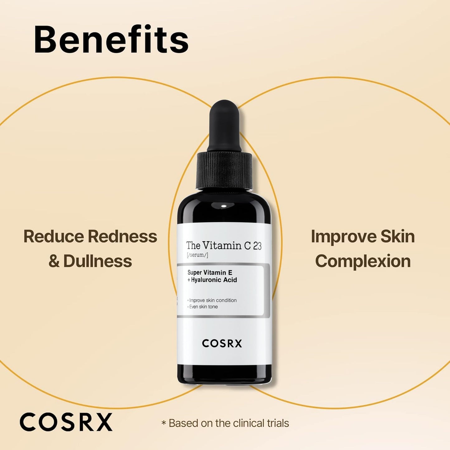COSRX Pure Vitamin C 23% Serum with Vitamin E & Hyaluronic Acid, 20ml