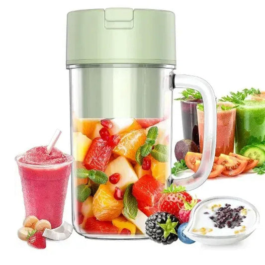 Portable Blender For Juices/Smoothies/Cold Coffee | 420 ml | USB Rechargeable | 1500mAh Battery Mini Juicer Blender- 1 Pcs
