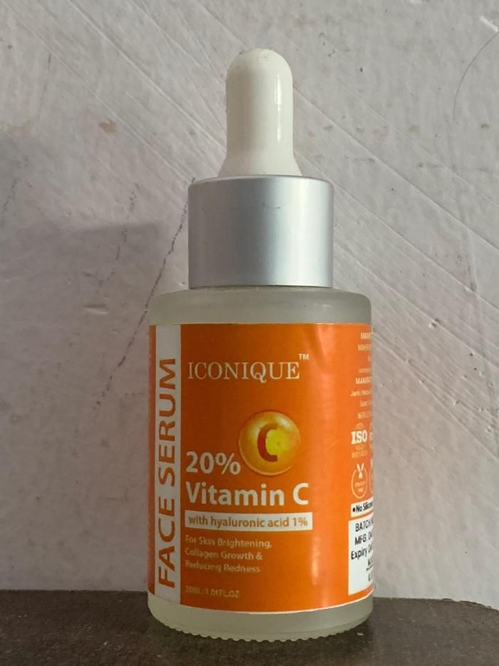 Face Serum 30 ML (20% Vitamin C with Hyaluronic Acid 1%)