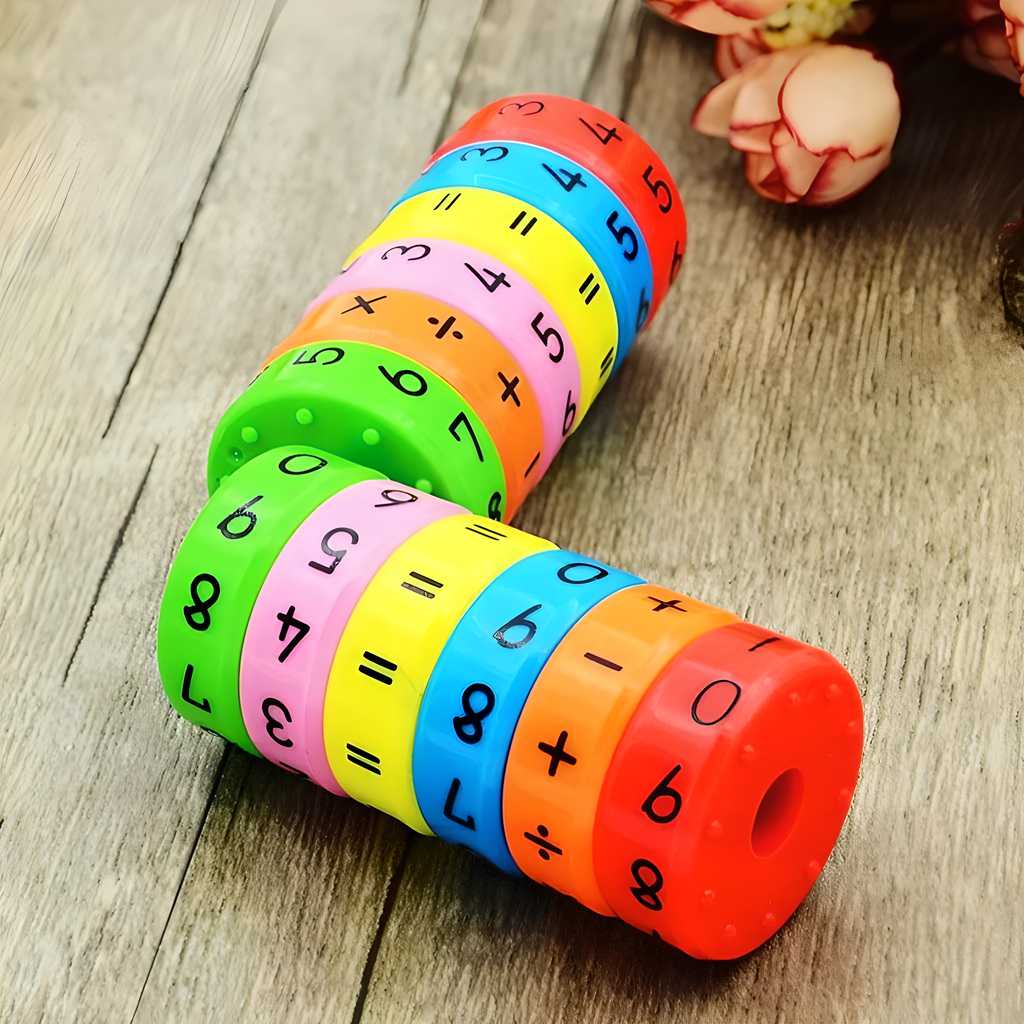 Math Wheel For Kids Education (Pack Of 1 ) ( 6 pieces) - Dokets Shop