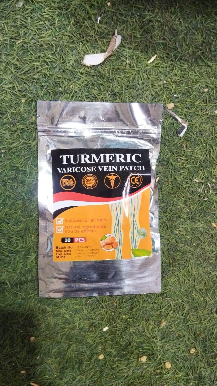 Turmeric Vericose Vein Patch (Pack of 10) : DRC