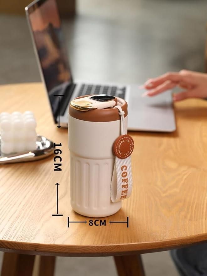 Stainless Steel Hot and Cold Vacuum Insulated Temperature Display Coffee Mug : DRC