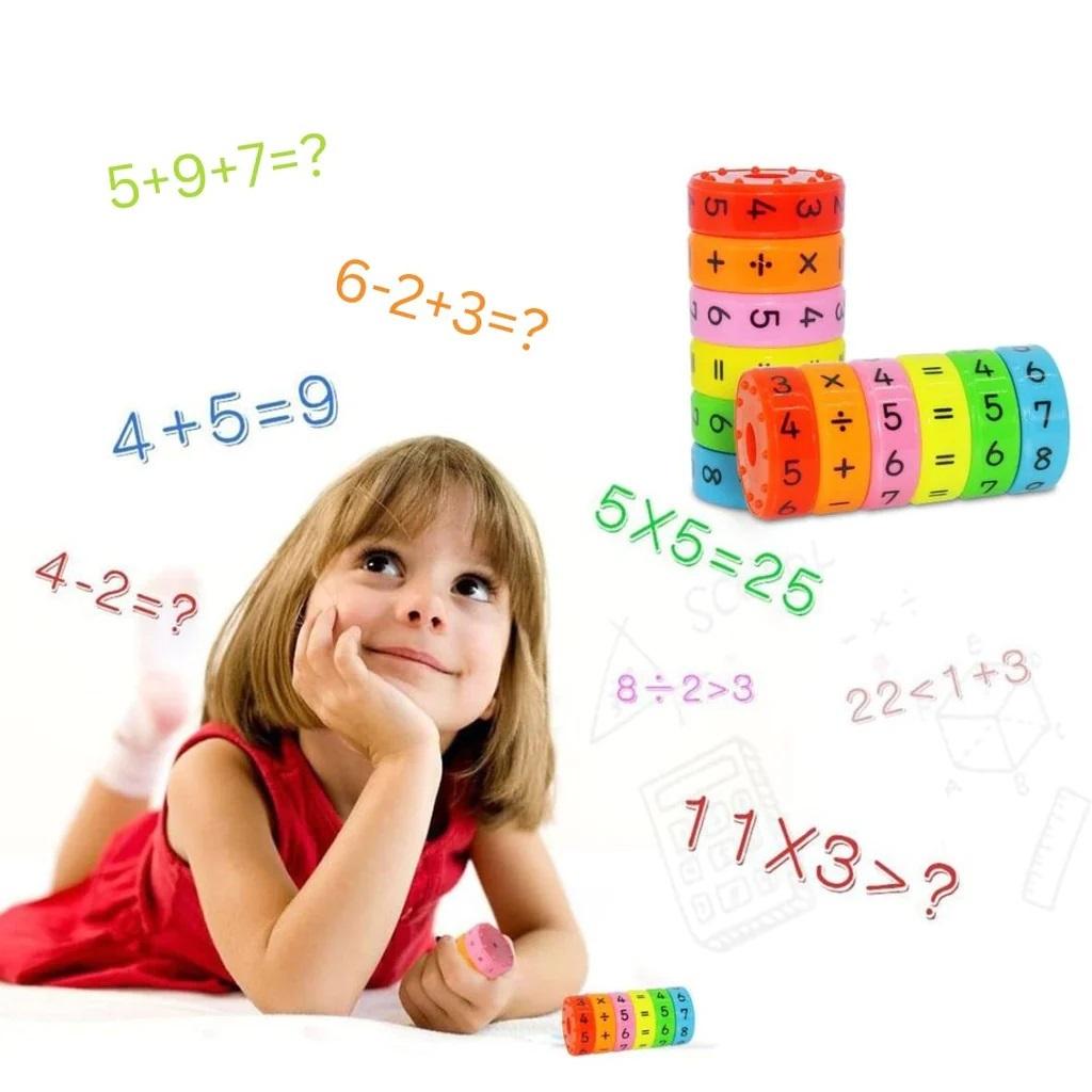 Math Wheel For Kids Education (Pack Of 1 ) ( 6 pieces) - Dokets Shop