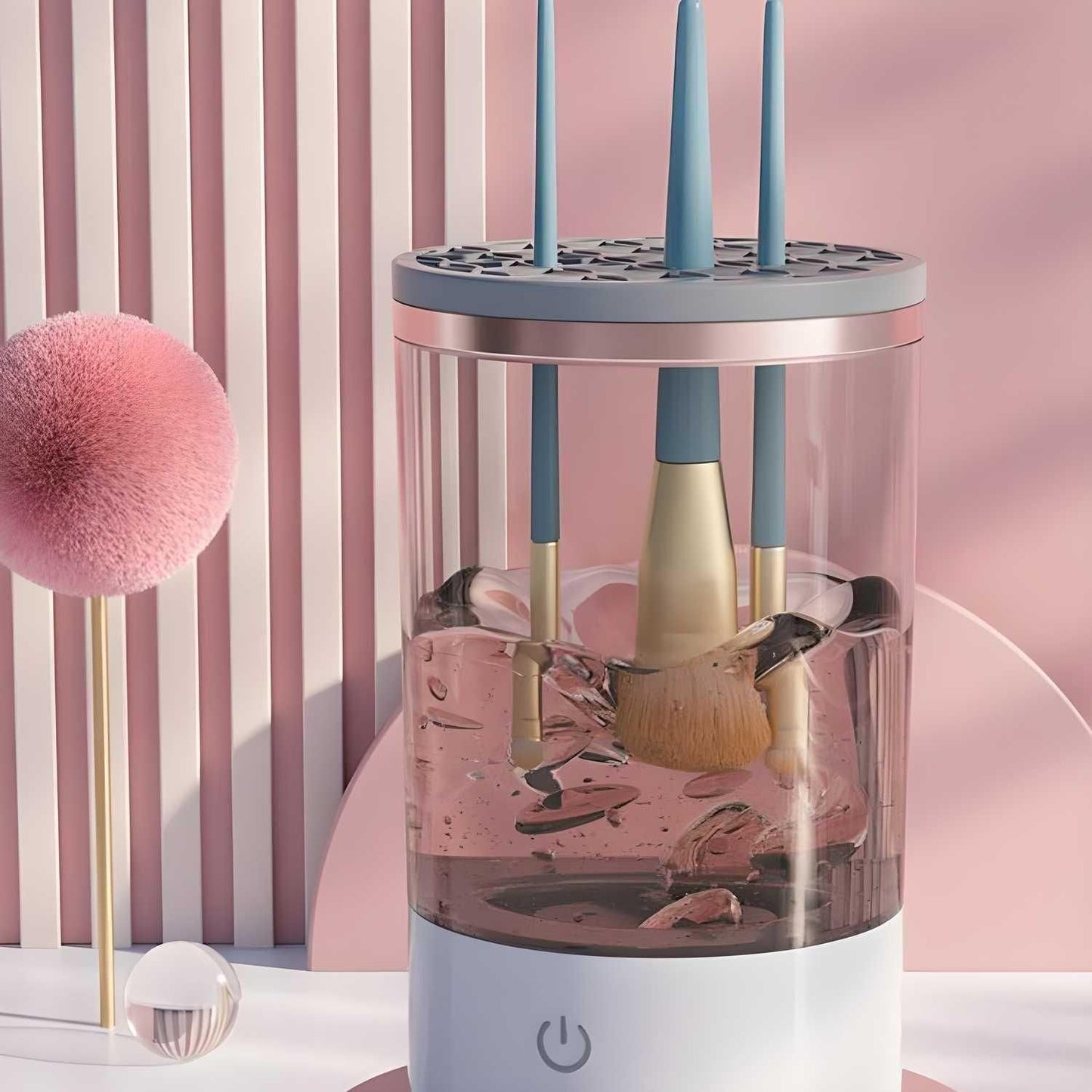 Make Up Brush Cleaner,Electric Brush Cleaner, USB Rechargeable Automatic Deep Cosmetic Cleaning Device : DRC
