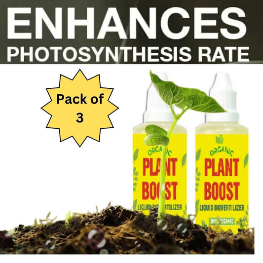 Plant Boost Liquid Biofertilizer for All Crops, Organic (Pack of 3): DRC