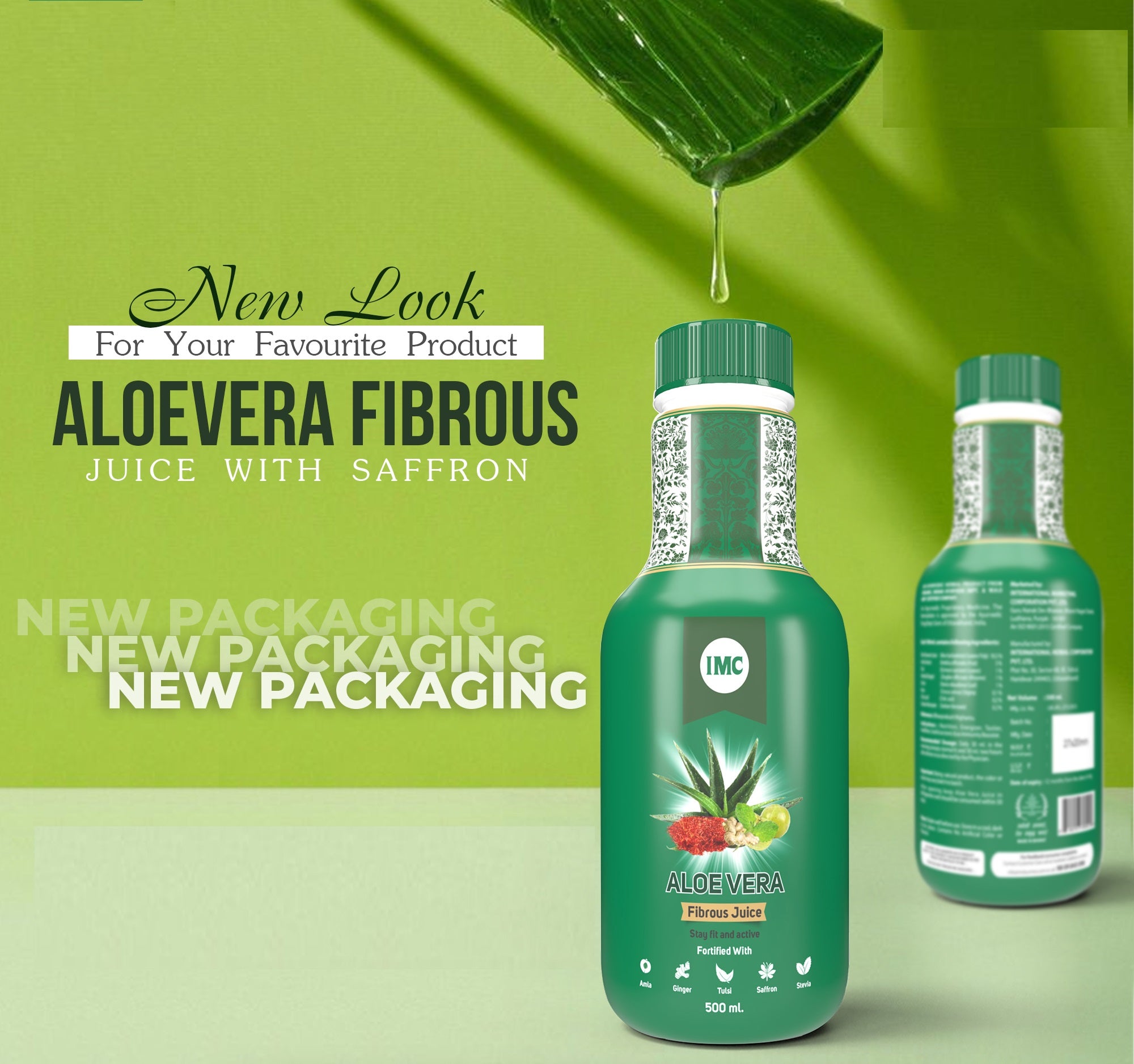 Aloe Vera Fibrous Juice (500 ml) - Dokets Shop