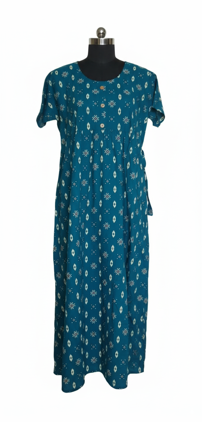 Sleepwear Frock (Nighties) With Knot
