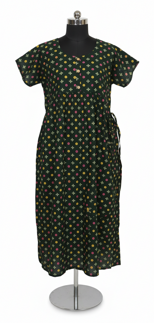 Sleepwear Frock (Nighties) With Knot