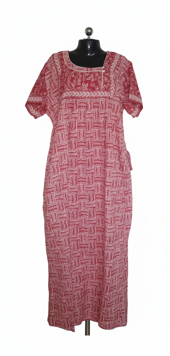 Sleepwear C-Neck (Nighties) : XXL