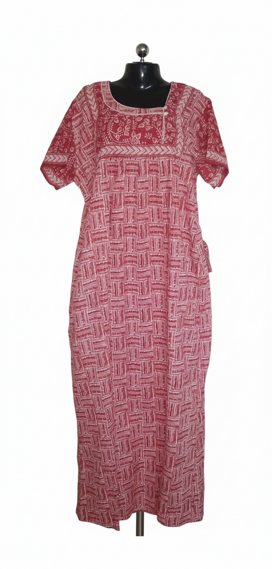 Sleepwear C-Neck (Nighties) : XXL