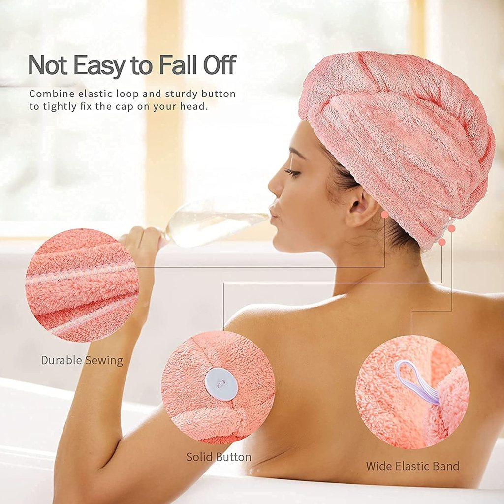 Hair Wrap Bath Towel Personal Care.