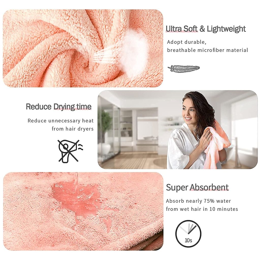 Hair Wrap Bath Towel Personal Care.