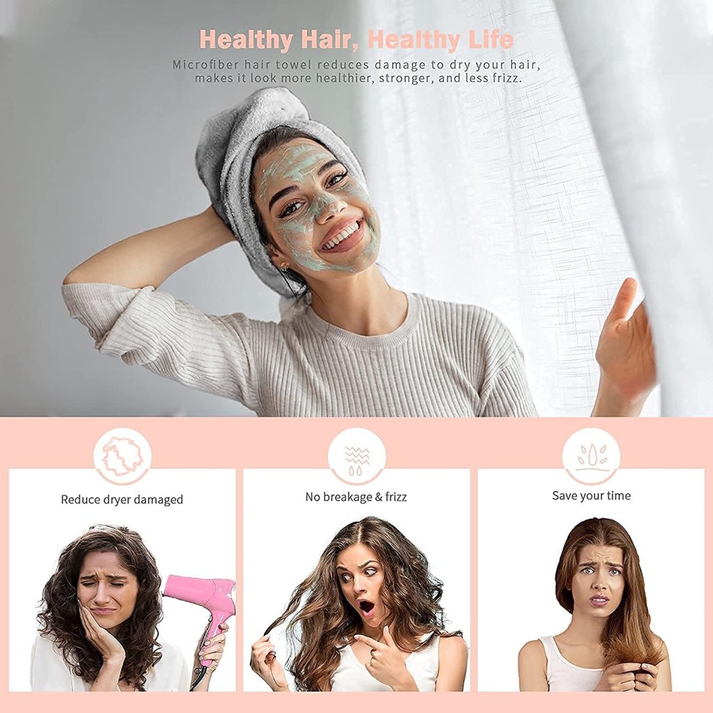 Hair Wrap Bath Towel Personal Care.