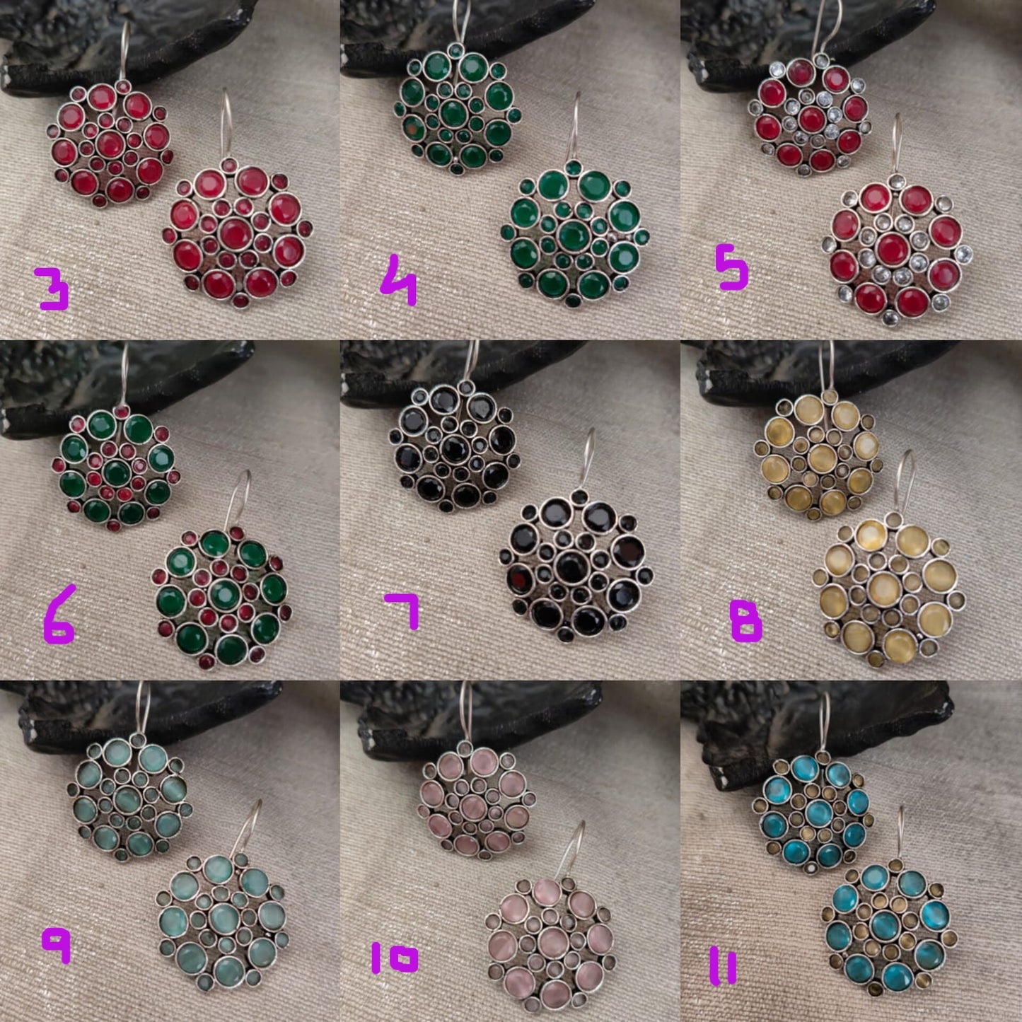 Stone Hanging Ear Rings; Fast Selling Design - Dokets Shop