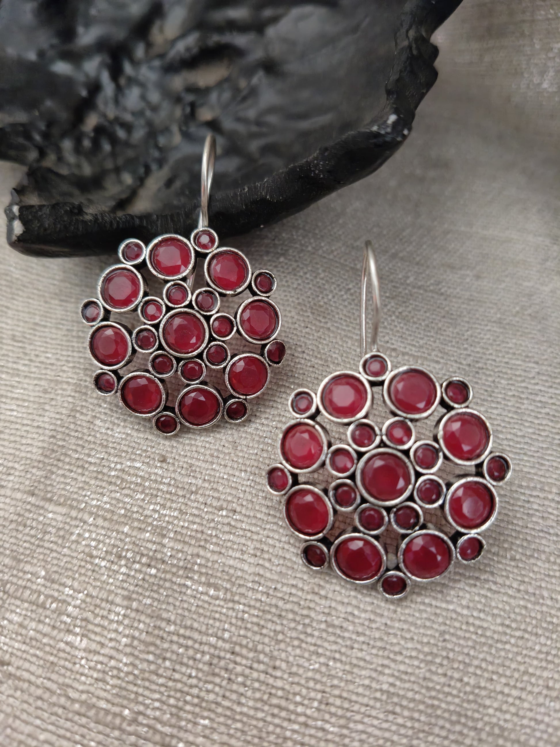 Stone Hanging Ear Rings (Fast Selling Design) - Dokets Shop