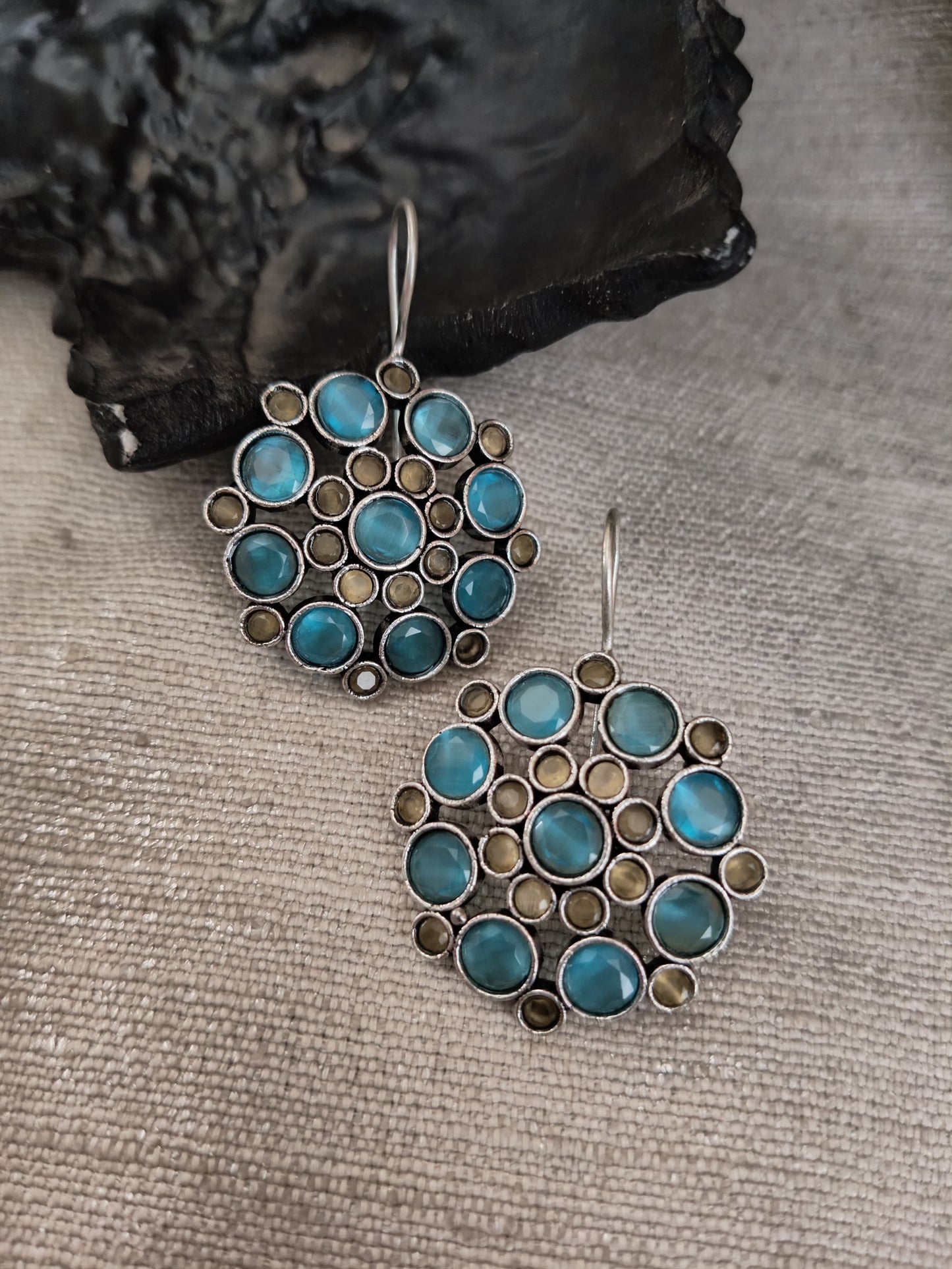 Stone Hanging Ear Rings (Fast Selling Design) - Dokets Shop