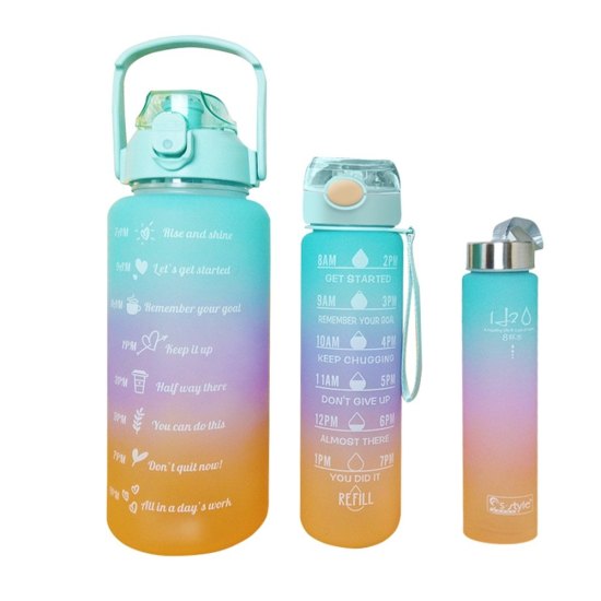 Motivational and Transparent Timer Bottles