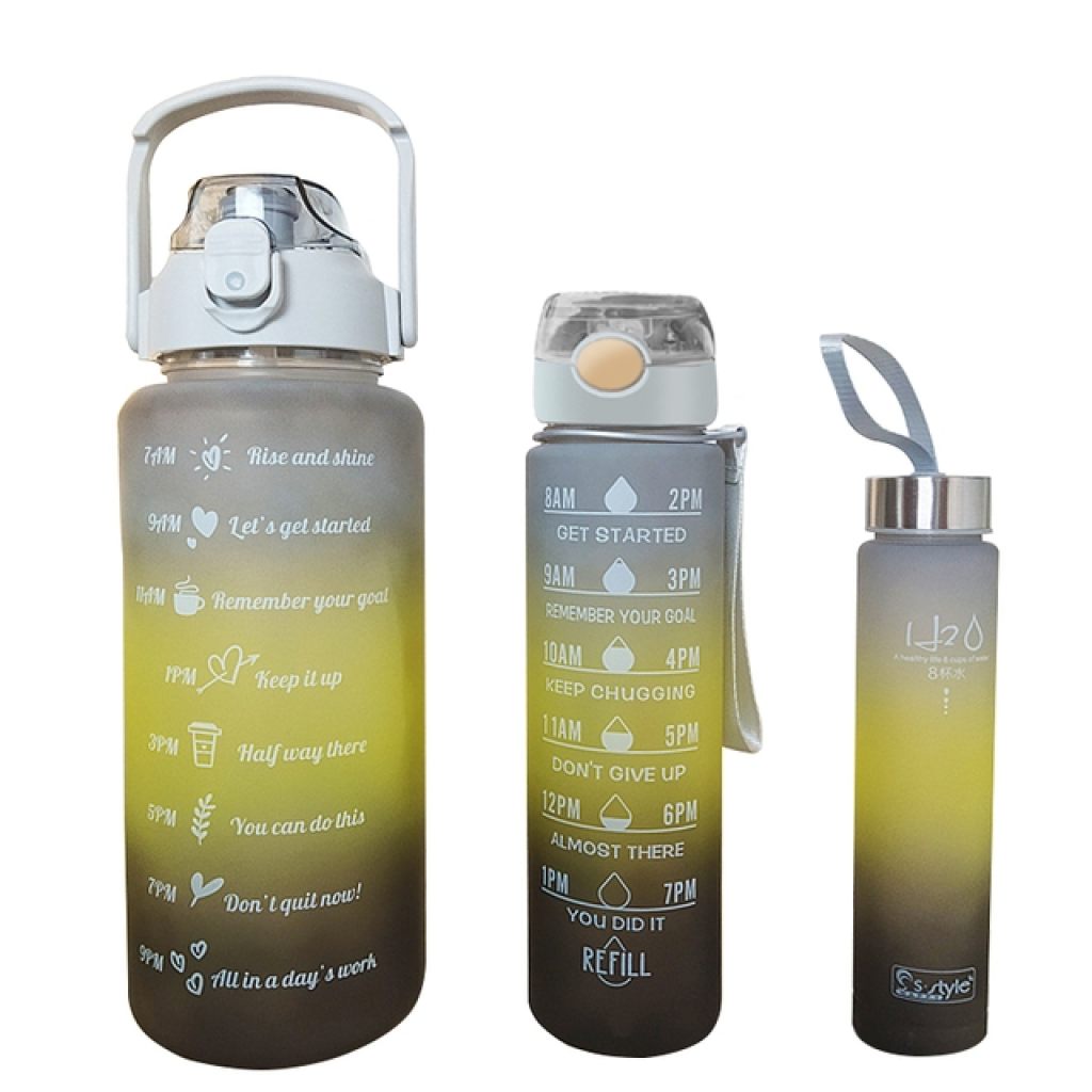Motivational and Transparent Timer Bottles
