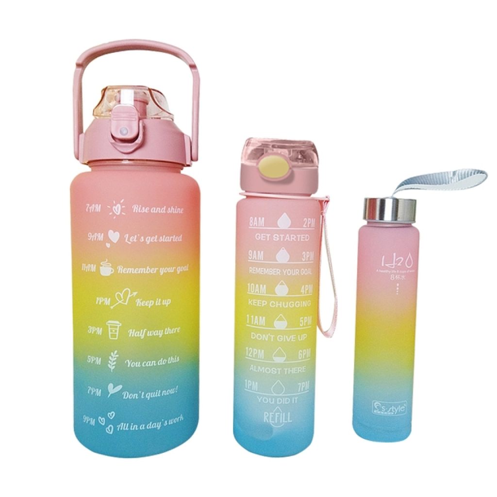 Motivational and Transparent Timer Bottles