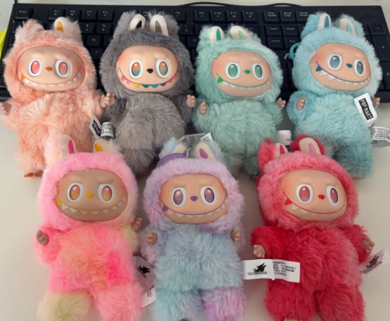 (Dongguan Quality) High-Quality Labubu Third Generation Front High-Energy Series Macaron Vinyl Face Trendy Toy Figure