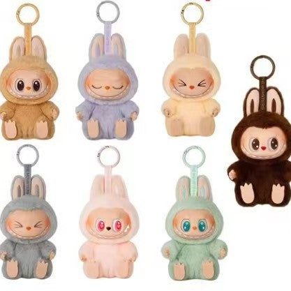 (in Stock) Labub Brabu Second Generation Sitting Party Vinyl Plush Blind Box Sitting Vinyl Doll Gift