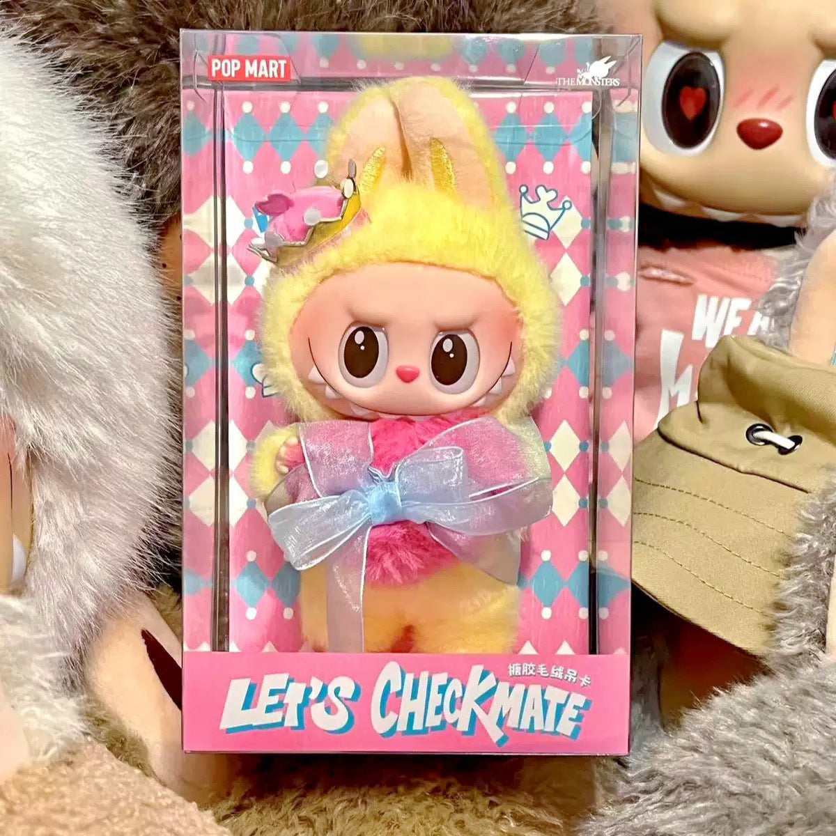 (Dongguan Quality) High-Quality Labubu Third Generation Front High-Energy Series Macaron Vinyl Face Trendy Toy Figure