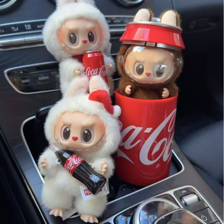 Bubble Labmatte Coca-Cola Collaboration Plush Doll Blind Box Pendant Trendy Toy Figurine Cute Pet Surprise Blind Box