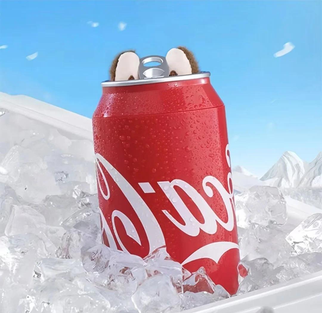 Bubble Labmatte Coca-Cola Collaboration Plush Doll Blind Box Pendant Trendy Toy Figurine Cute Pet Surprise Blind Box