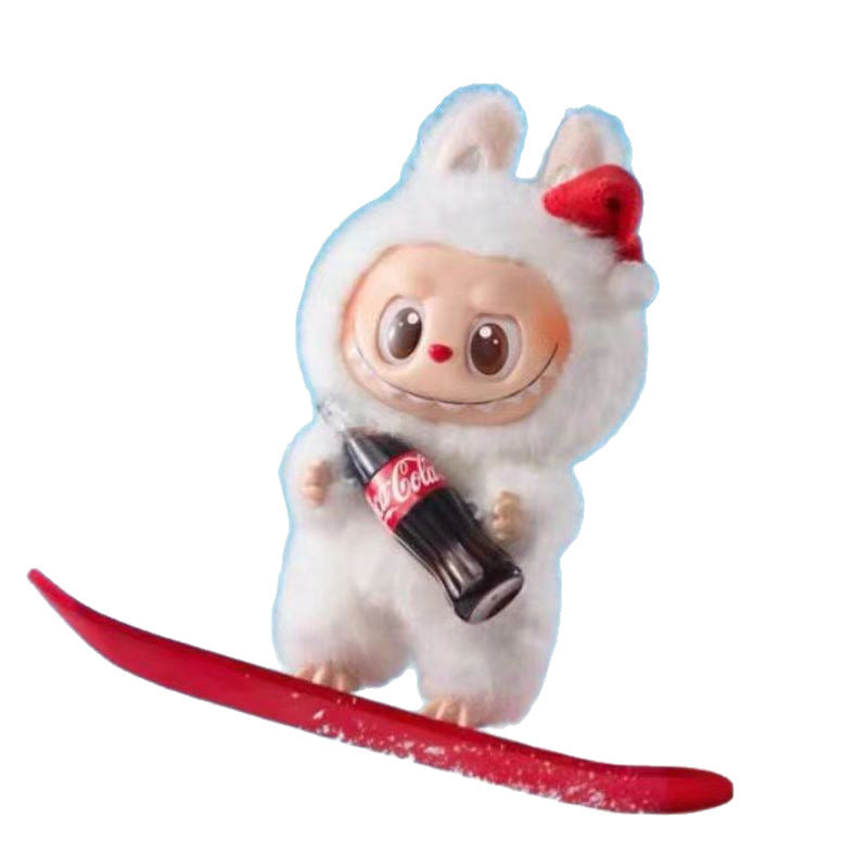 Bubble Labmatte Coca-Cola Collaboration Plush Doll Blind Box Pendant Trendy Toy Figurine Cute Pet Surprise Blind Box