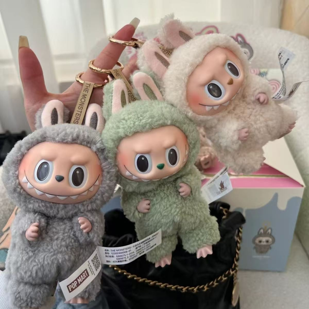 Spot Labu Generation Motherland Edition Macaron Bubble Series Fun Blind Box Vinyl Face Stuffed Doll Popmar