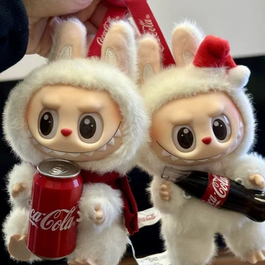 Bubble Labmatte Coca-Cola Collaboration Plush Doll Blind Box Pendant Trendy Toy Figurine Cute Pet Surprise Blind Box