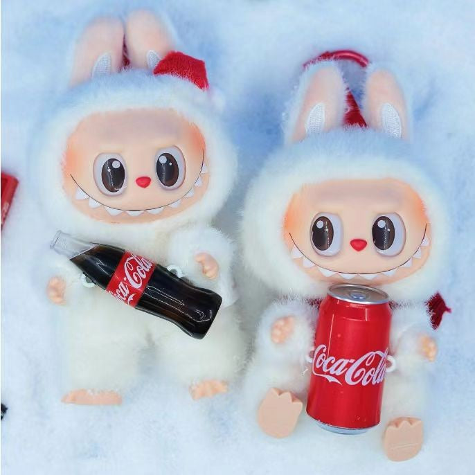 Bubble Labmatte Coca-Cola Collaboration Plush Doll Blind Box Pendant Trendy Toy Figurine Cute Pet Surprise Blind Box