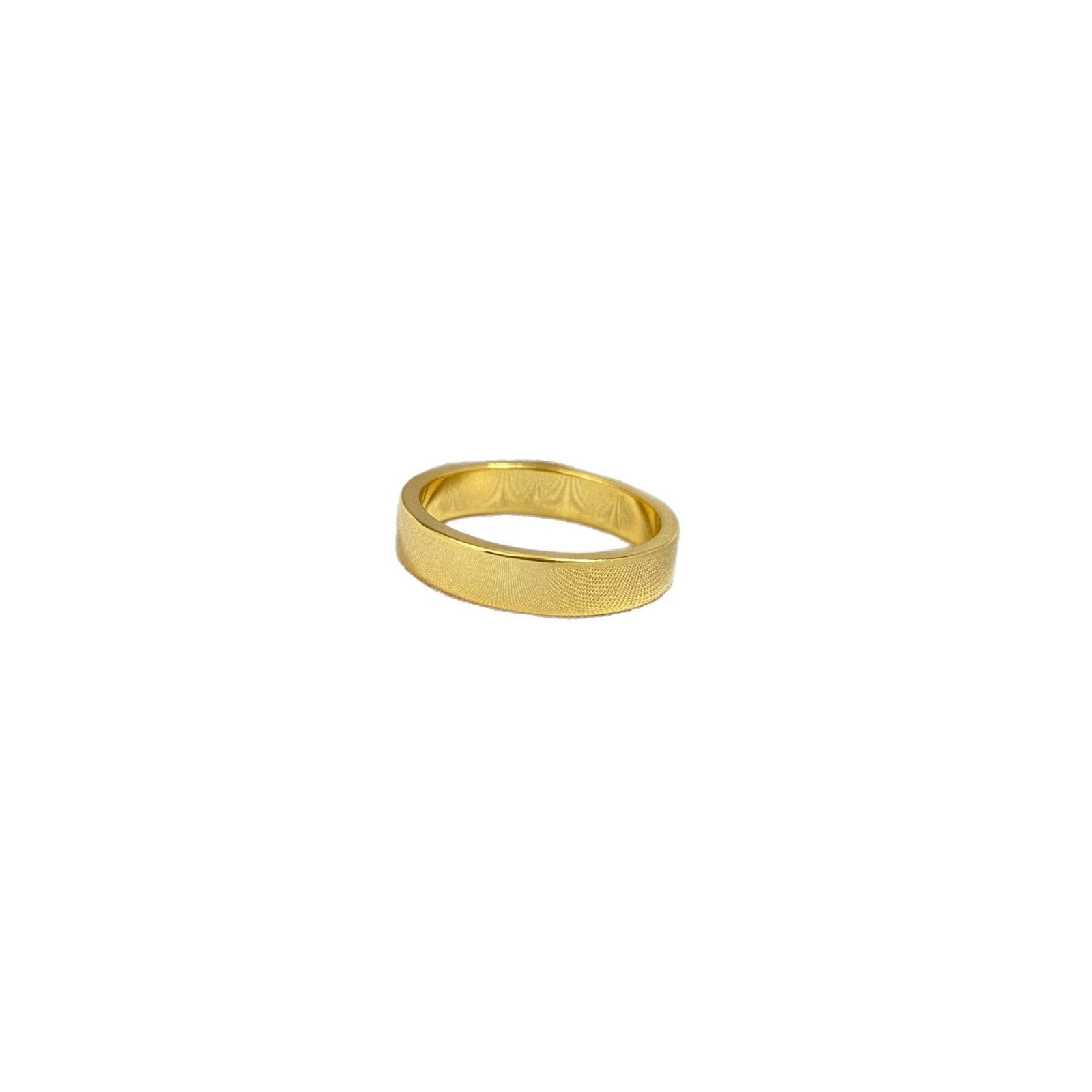 Minimalism ~ 18K Golden Zircon Ring Ring for Women