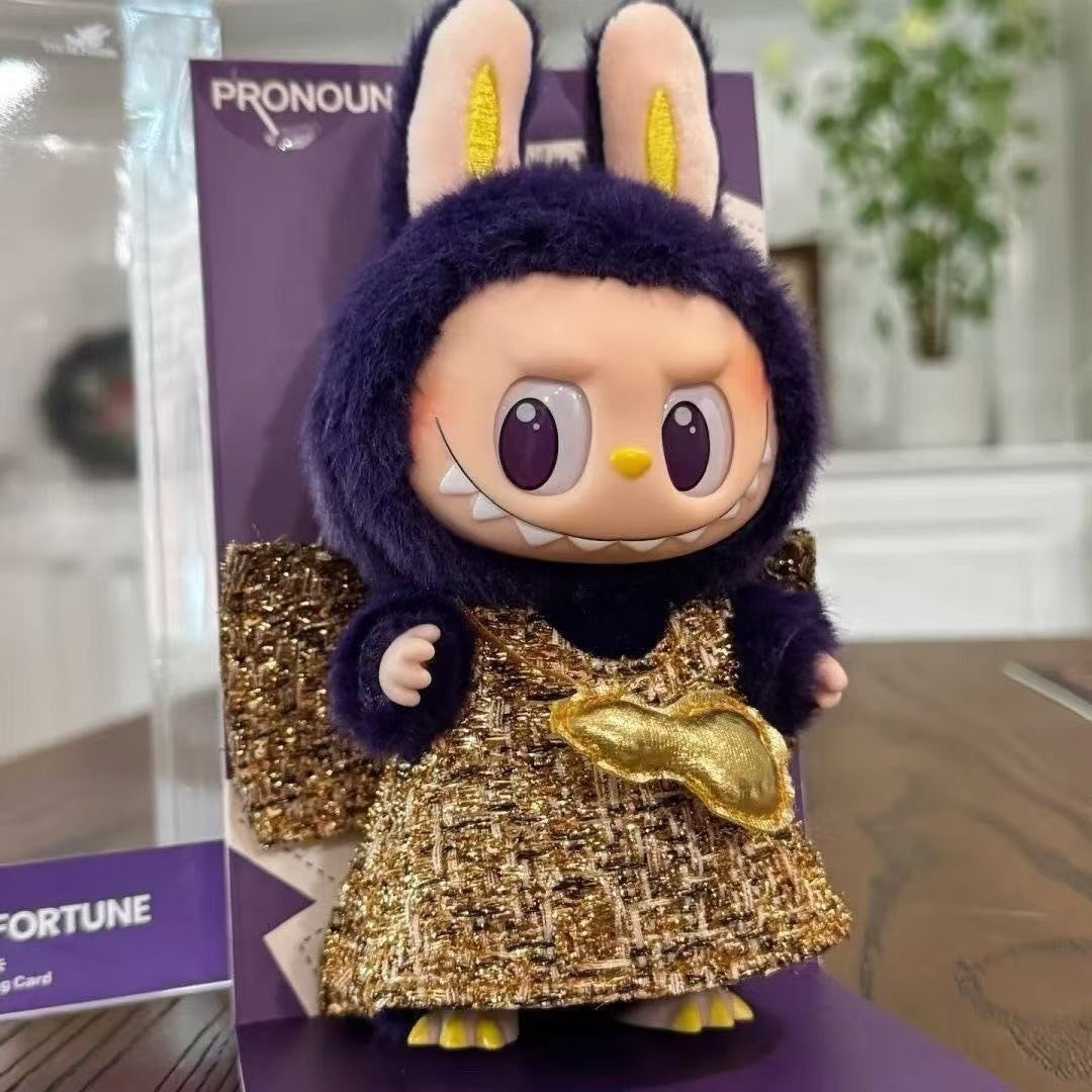 (Dongguan Quality) High-Quality Labubu Third Generation Front High-Energy Series Macaron Vinyl Face Trendy Toy Figure